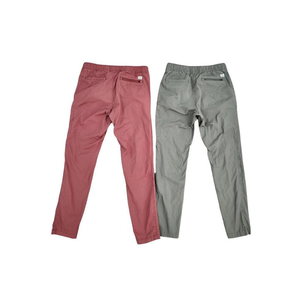 Vuori Ripstop Climber Pants Lot of 2 Men’s Small Red & Green Hiking Performance - Picture 2 of 9